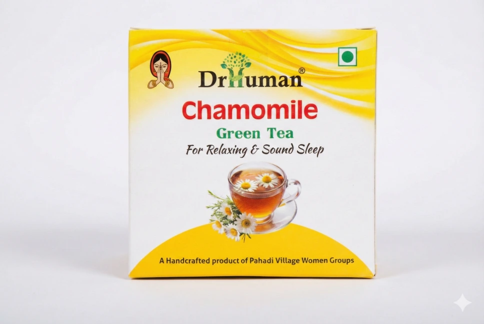 CHAMOMILE GREEN TEA (Detox & Fitness Tea)- Day Tea  50gm (Mono Caton Pack  50gm)