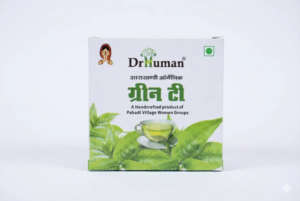 UTTARAKHANDI ORGANIC GREEN TEA strong flavor (Energy & Fitness) 50 gm